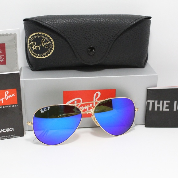 Ray-Ban Accessories - NEW!! RAY-BAN RB 3025 112/4L POLARIZED BLUE FLASH